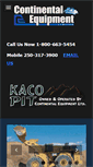 Mobile Screenshot of continentalequipment.ca